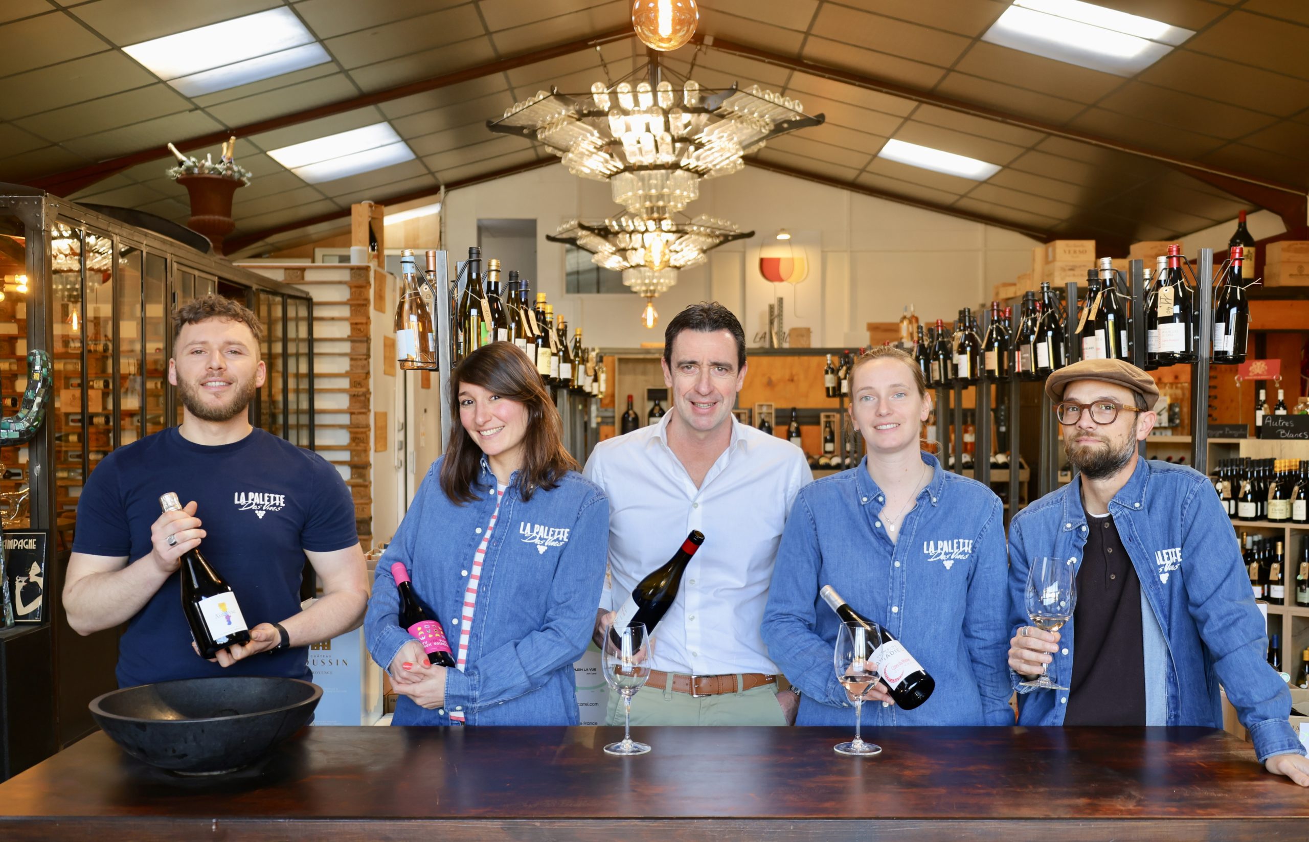 Photo de l'équipe de cavistes en 2026